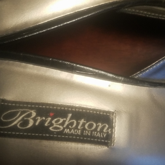 Brighton black and pewter sandals - Picture 4 of 7